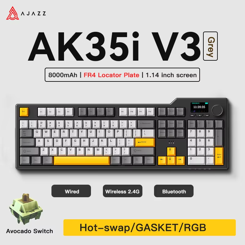 Gaming Keyboard Thocky - 아자즈 AK35I V3 MAX 트라이 모드