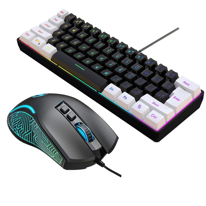 Gaming Keyboard Ergonomics - 키보드 및 마우스 60% 컴퓨터 게임용