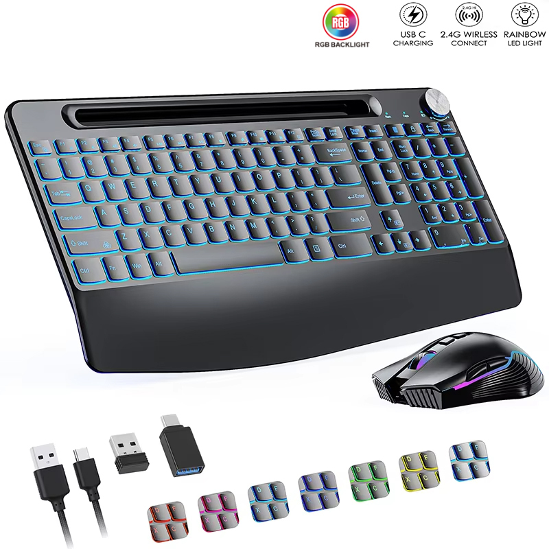 Gaming Keyboard Ergonomics - 2.4G & C 타입 무선 키보드