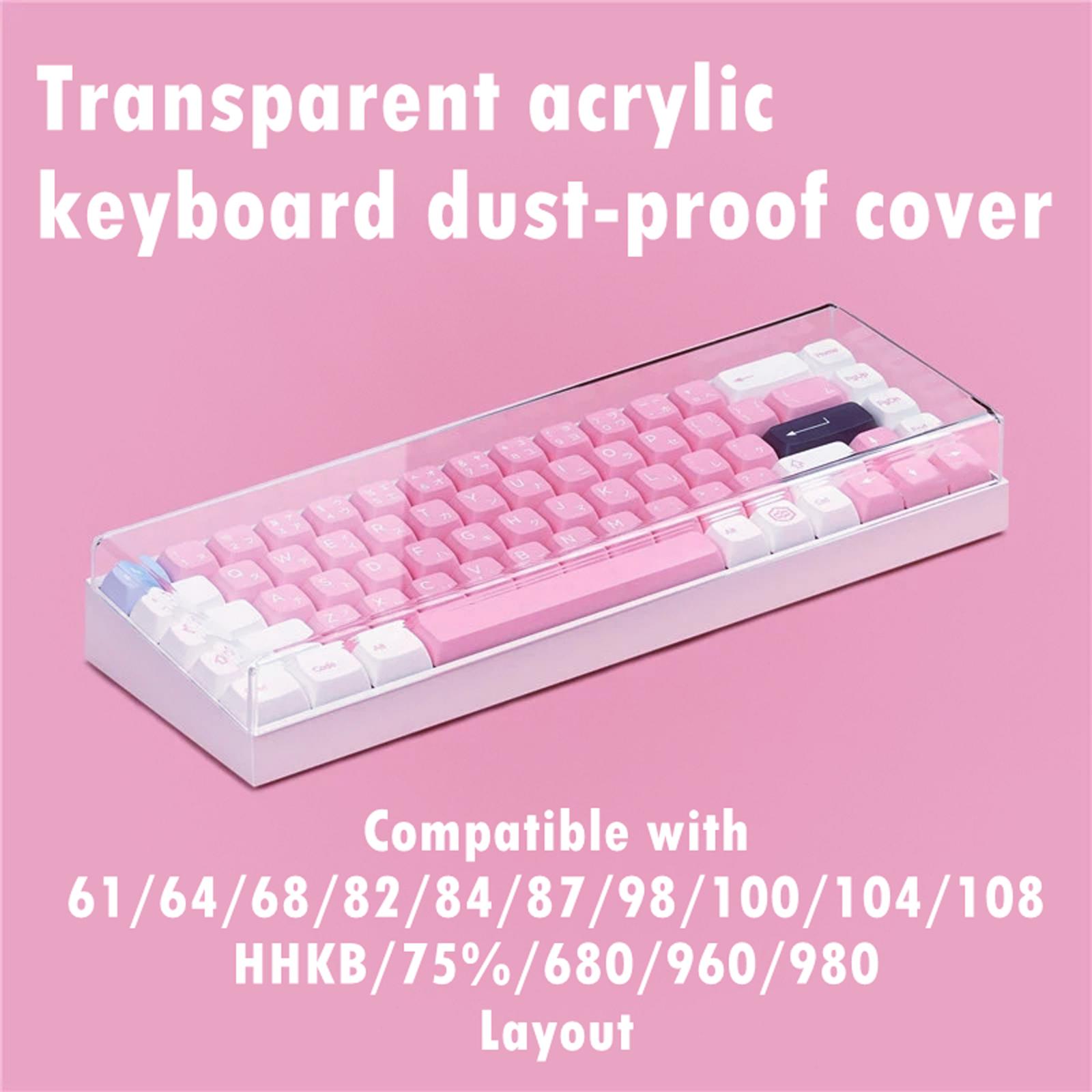 Keyboard Gaming Transparent - 108 키 키보드 먼지 커버 아크릴