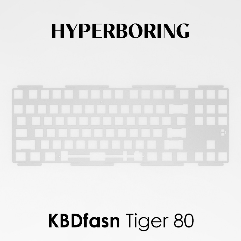 Gaming Keyboard Ergonomics - HYPERBORING Tiger80 키보드 포지셔닝 보드 커스터마이징
