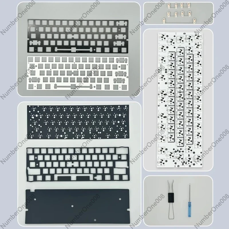 PCB 맞춤형 GH60 61 키 기계식 축 싱글 모드  - Hot Swap Pcb 리뷰 및 가격