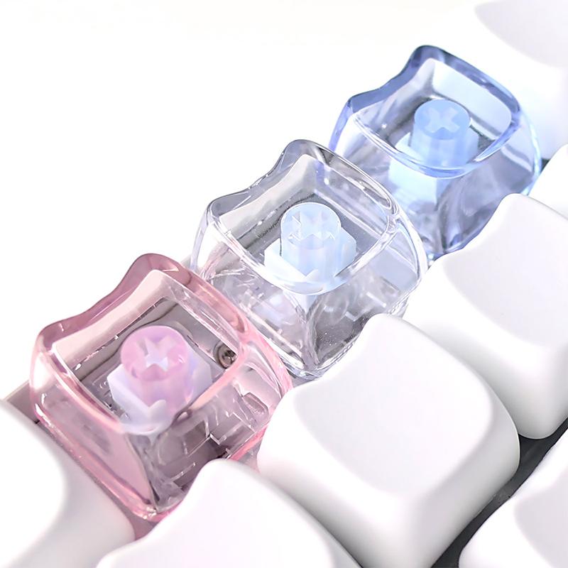 10Pcs MAO 프로필 투명 고양이 키캡 PBT 1U - Keyboard Gaming Transparent 리뷰 및 가격